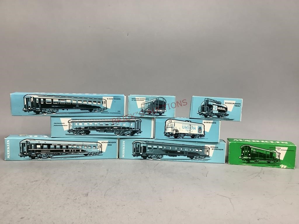 Märklin Model Rains in Original Boxes