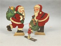 Wood Santa Christmas Decorations