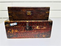 (2) Early Wooden Boxes
