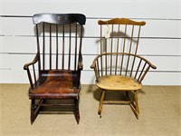 (2) Antique Rocking Chairs