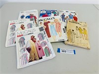 ASST Vintage Sewing Patterns