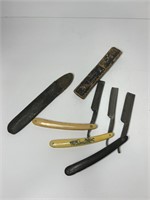 Three Antique Razors