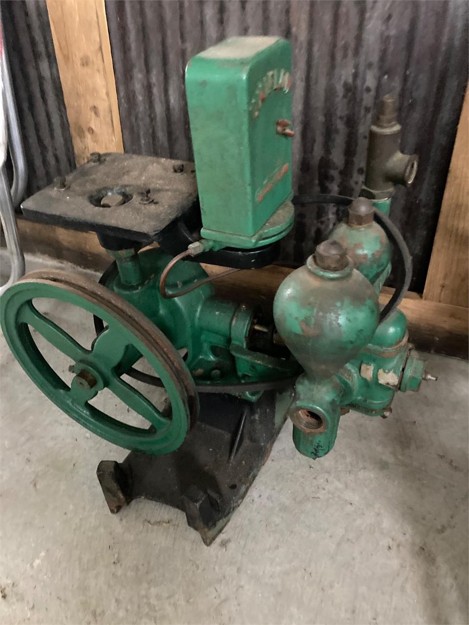 Old Green Water Pump