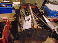 METAL TOOL BOX PUNCH AND SMALLER WRENCHES