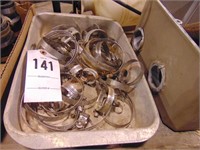 BOX OF STAINLESS WORM DRIVE CLAMPS