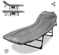 Camping Cot with Side Pockets