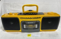 Vtg Sony Sports CFS-920 Stereo Cassette Works