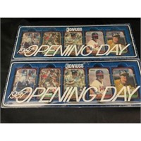 (2) Sealed 1987 Donruss Opening Day Sets