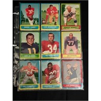 (54) 1963 Topps Football Cards Nice Condition
