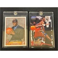 (2) Basketball Rookie Cards Dwayne Wade/iverson