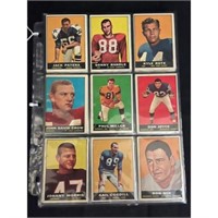 (54) 1961 Topps Football Cards Nice Condition