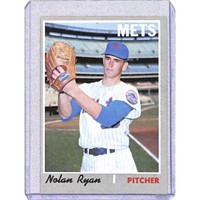 High Grade 1970 Topps Nolan Ryan Wax On Front