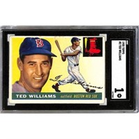 1955 Topps Ted Williams Sgc 1
