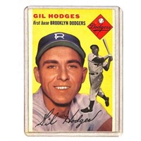 Crease Free 1954 Topps Gil Hodges Nice Shape