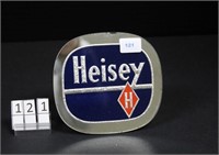 HEISEY MIRROR DISPLAY SIGN