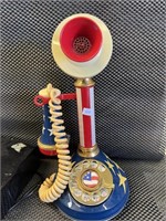 Vintage 1973 Candlestick Rotary Phone