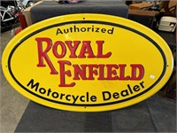 Royal Enfield Metal Sign (new)