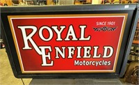 Royal Enfield Lighted Two-sided Sign