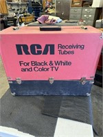 RCA Receiving Tubes Case and Tubes