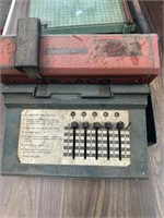 Vintage Texaco Farington Credit card Machine
