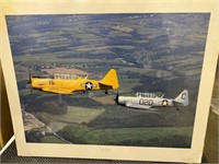 Vintage Planes of the Texans 20''X16'' Poster