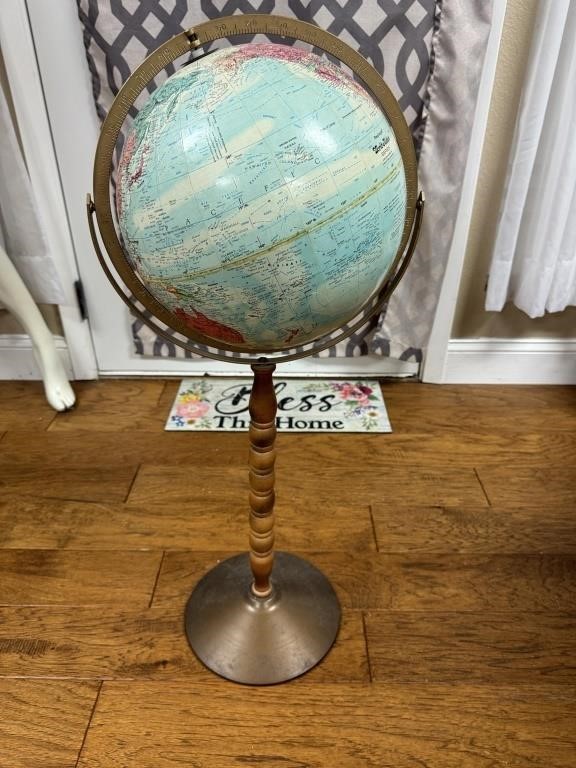 World Globe on Pedestal