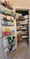 Closet Full Linens First Aid, Heating Pads Etc...