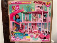 Barbie Dreamhouse 3-story spiral slide over 75