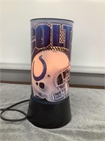 Colts Lamp   Lights up and rotates