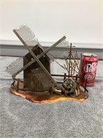 Musical Tin Windmill   (Works)