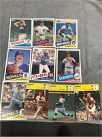 7 - 1985 Topps Super-Sized Cards & 3 - 1977