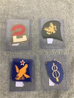 Military Shoulder Patches from WWII, Korea & Vietn