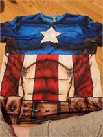 Adult size L New Captain America Shirt