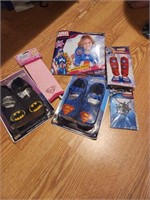 Kids Super hero shoes Dress up items New