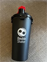 Black double shaker