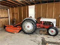 FORD 8N TRACTOR WITH RCR1260 LAND PRIDE