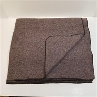 Wool Blanket - Color Flecks - 63" x 78" - Vintage