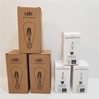 New LED Antique Edison Style Bulbs ST64