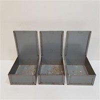Metal Parts Bins - Vintage