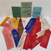 1950s Green County  WI Fair Ribbons - 4-H Program