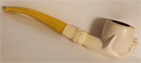 Antique Carved Meerschaum Pipe with "Hand"