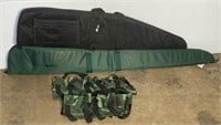(JL) 2 Gun Bags Including a Green GunMate Shotgun