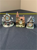 Collectable mini house figure clocks