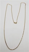 (WX) 18kt Yellow Gold Necklace (22" long) (3.5