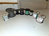8 Rolls Various Sizes of Wire