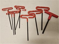 Group T Handle Allen Wrenches