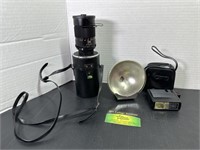 Vivitar Lens, Flash gun and more