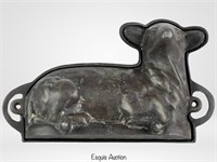 Antique Griswold Cast Iron Lamb Easter Cake Mold