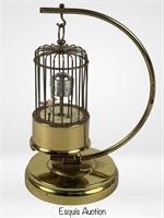 Vintage J. Kaiser German Bird Cage Motion Clock