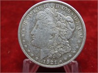 1921S Morgan Silver US dollar coin.